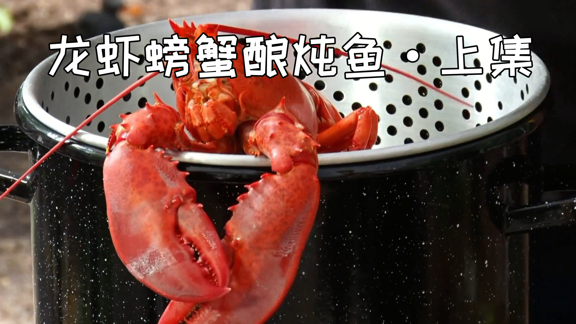 美国土豪BBQ 龙虾高汤配虾仁螃蟹馅炖鱼 上集 @Sofronio @BBQPitBoys