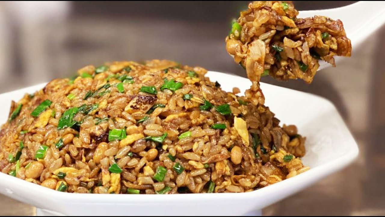 大蒜纳豆炒饭怎么做才好吃?日本大厨手把手教你做,最简单的纳豆蛋炒饭做出美味!