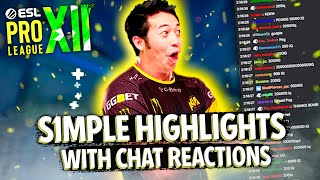 Twitch 观众队s1mple比赛的反应