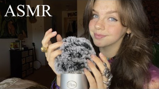 【Gracie K】Fluffy Mic Scratching&Tapping