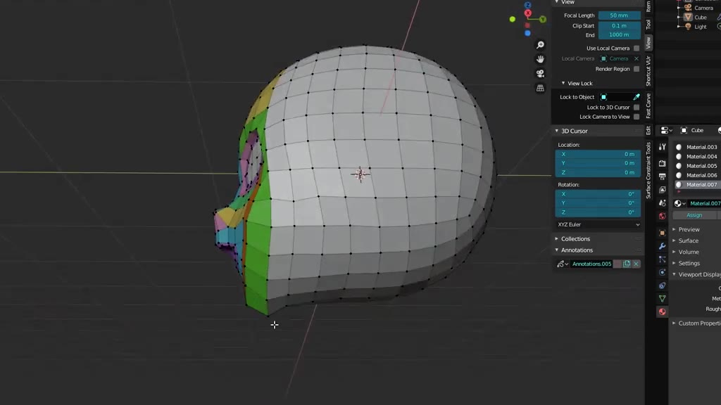 早期版本blender實操:action骨架控制3d建模教程