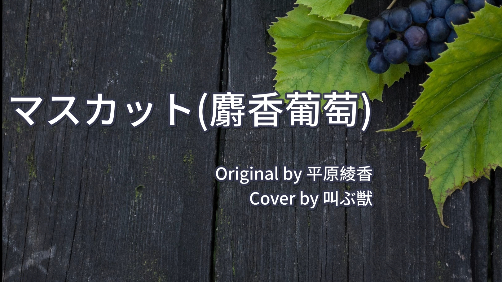 【AC歌手】平原绫香-マスカット Cover by 叫ぶ獣