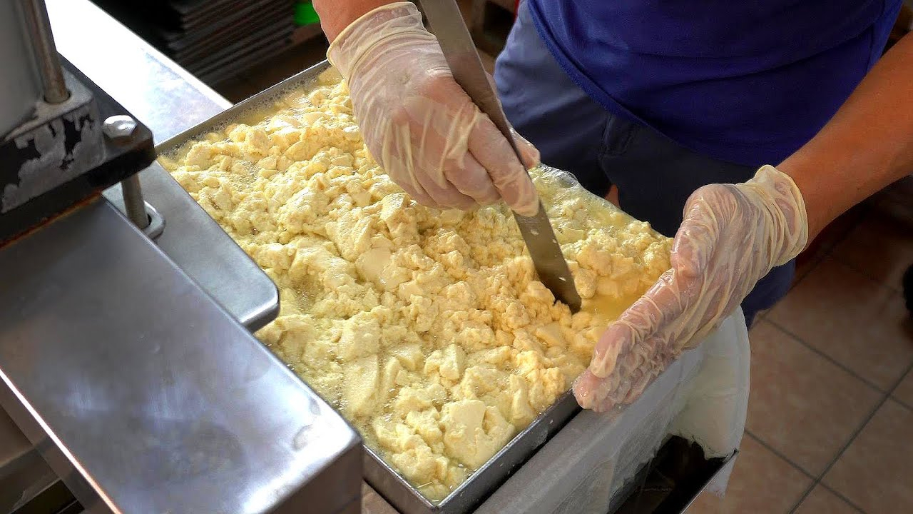 天然盐卤板豆腐,嫩豆腐制作 - 台湾美食