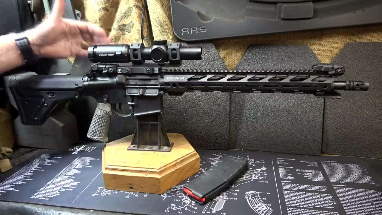 捕食者的初级武器新的1-6x范围