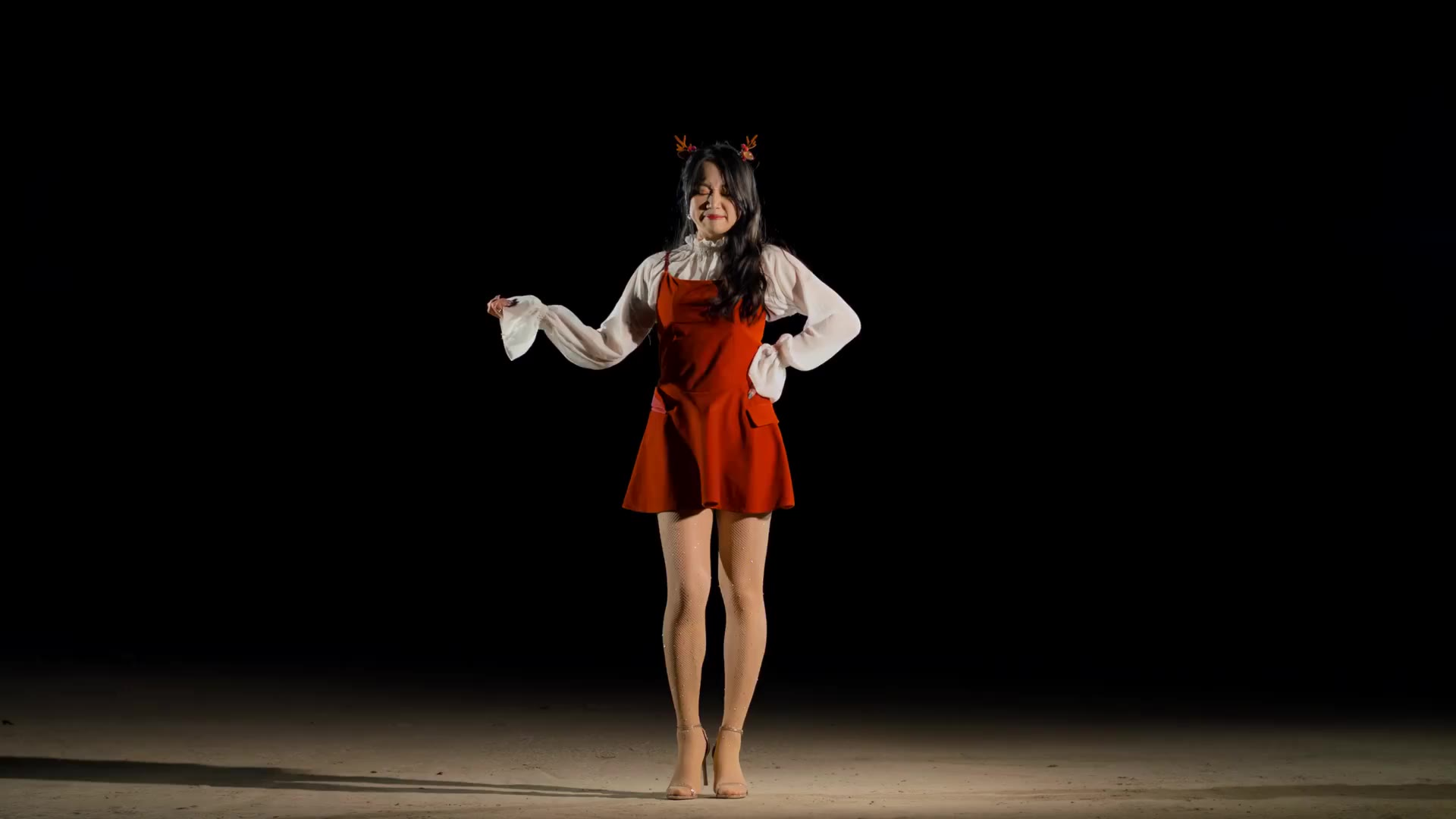 和老寒腿妹妹一起I m so hot!圣诞快乐铁汁们️