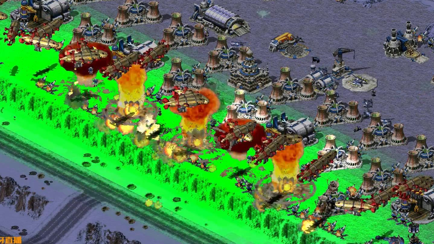 【红色警戒】视觉盛宴:基洛夫地毯式轰炸核电站