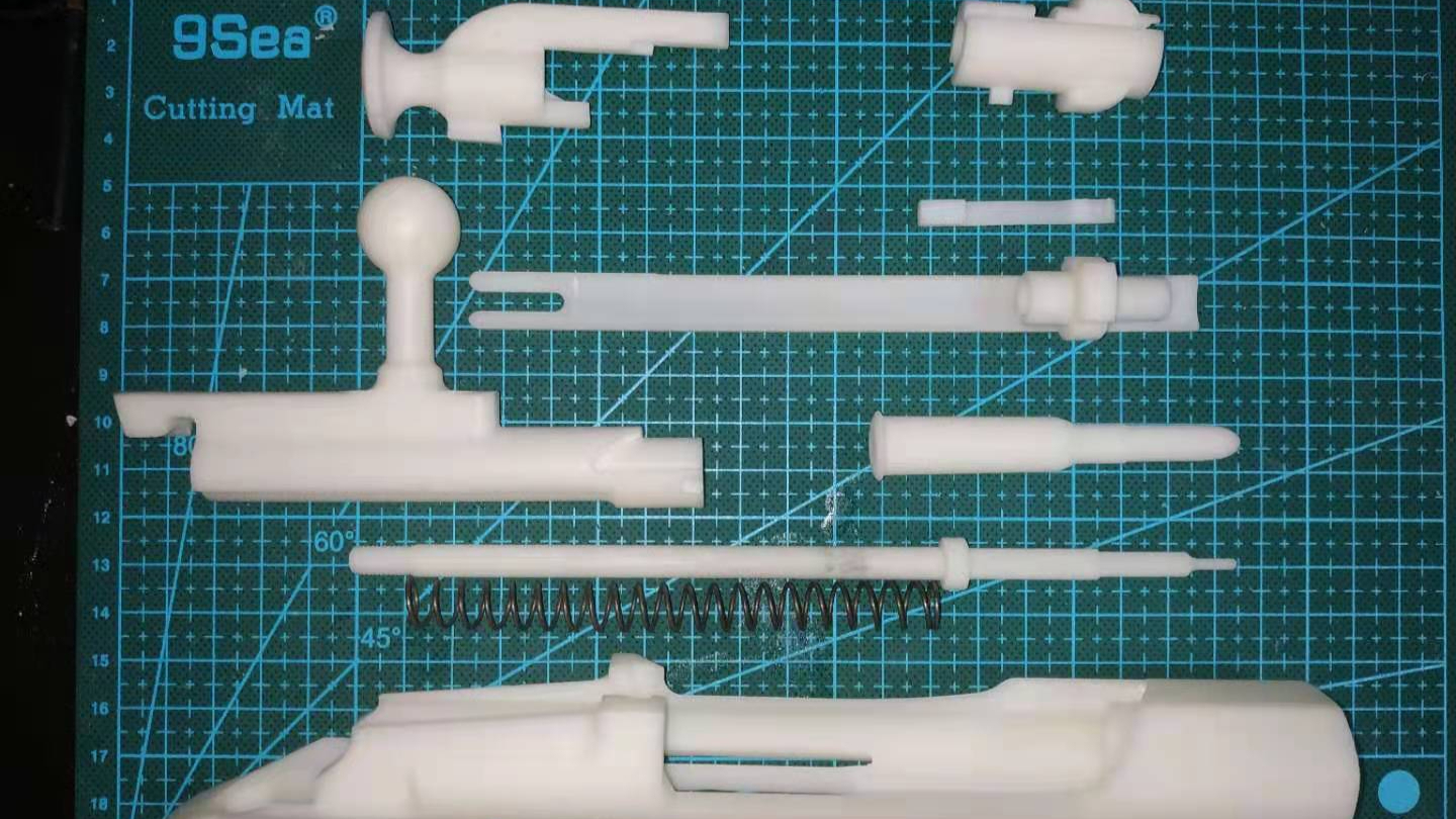 莫辛纳干1891枪机——3D打印不可发射树脂模型