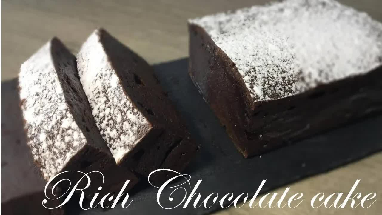 Rich Chocolate cake recipe~ASMR cooking