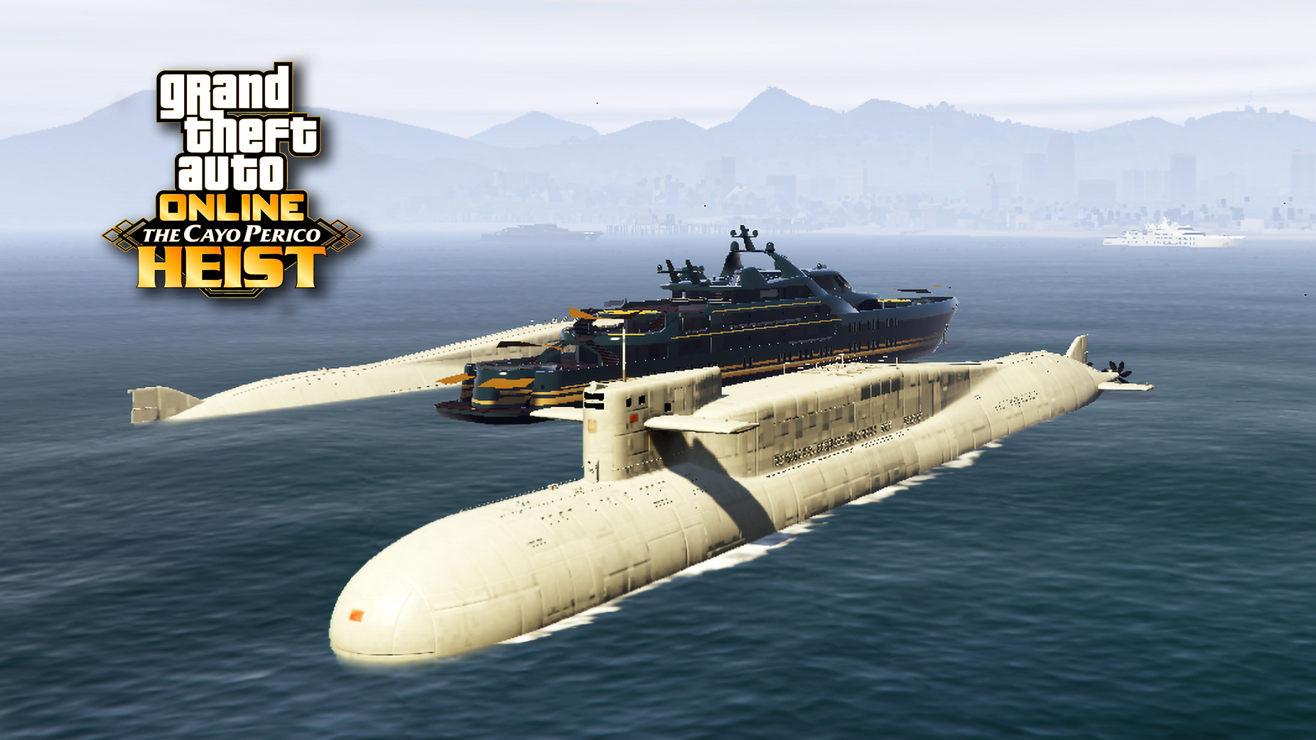 【GTA5】最新载具资产:虎鲸潜水艇,拥有垂发和直升机的导弹核潜艇!