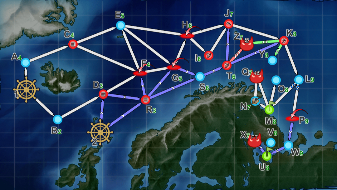 舰队collection 2020秋季活动 護衛せよ!船団輸送作戦 实况录像(前段)