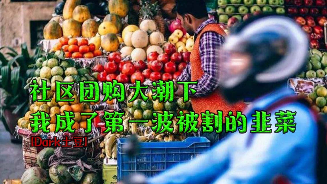 【Dark土豆】社区团购大潮下 我竟成了第一波被割的韭菜