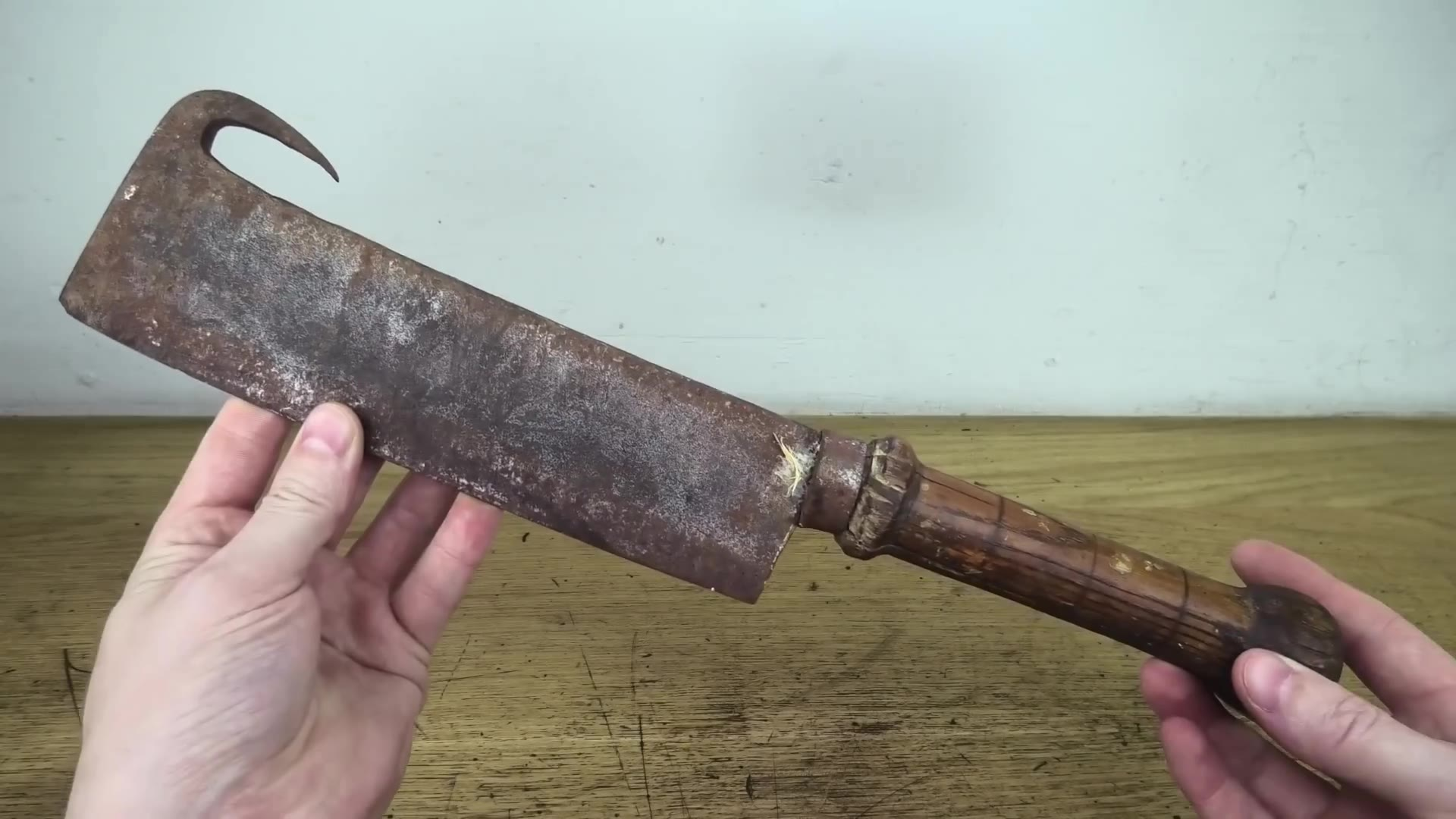 老旧砍刀的翻新