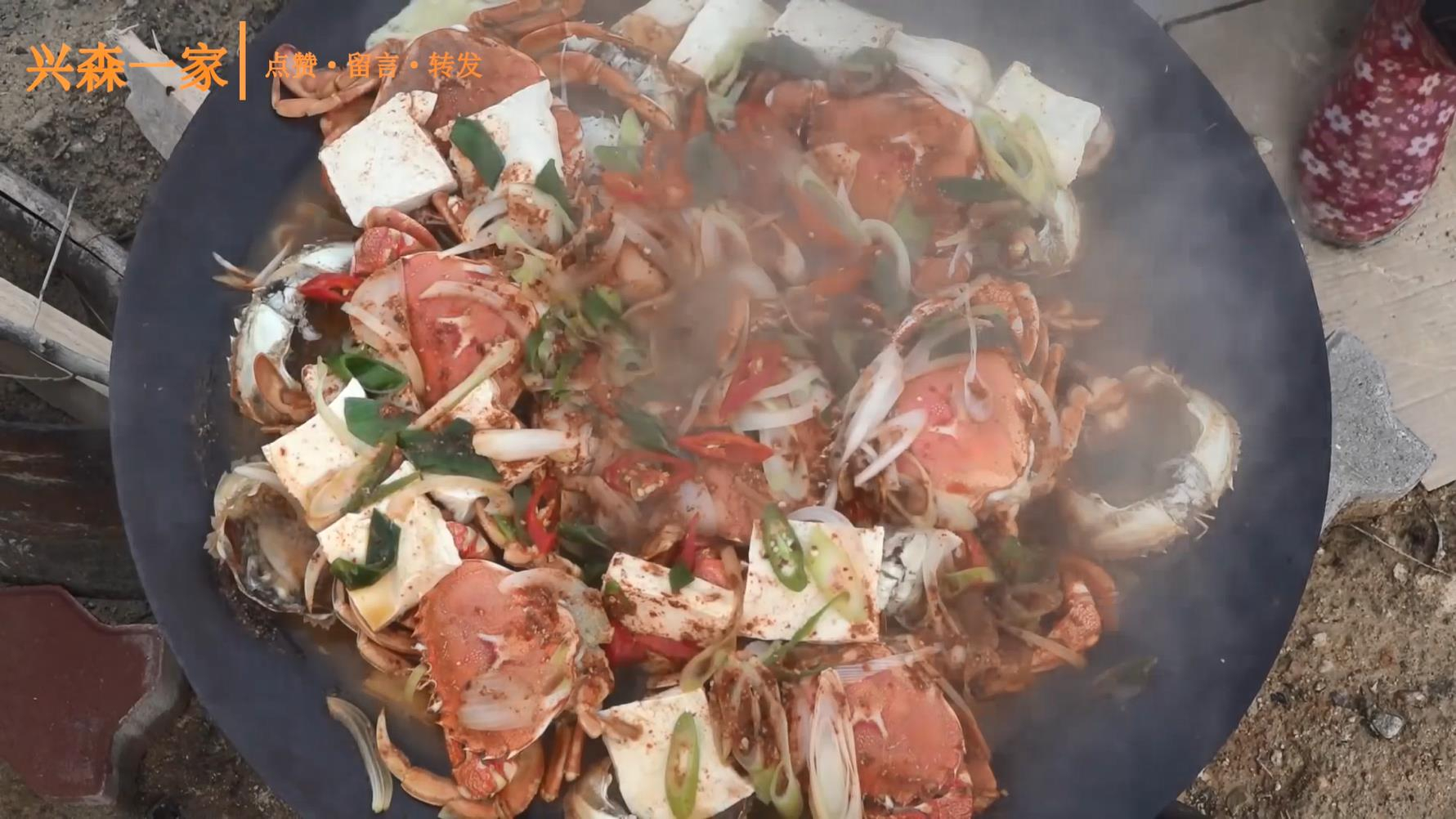 美味的花蟹汤教程,美食烹饪分享!妈妈的厨艺大赏!