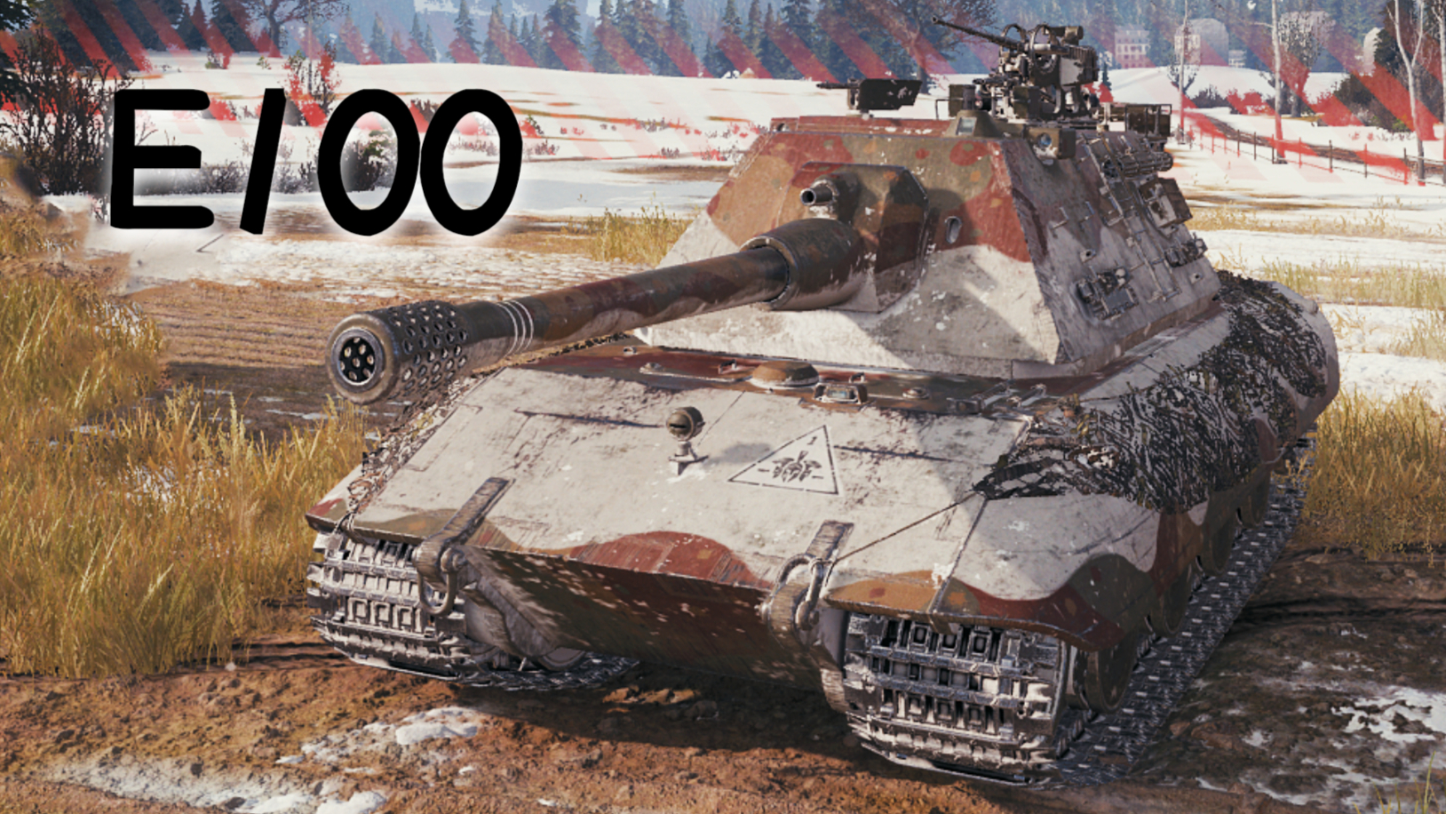 【坦克世界】E 100:6杀 - 1万1输出(埃勒斯堡)