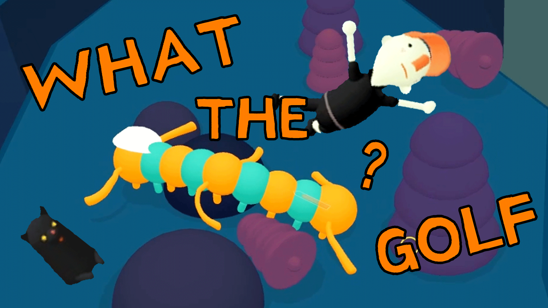 【天骐茶茶玩游戏】我变身成了毛毛虫!what the golf!