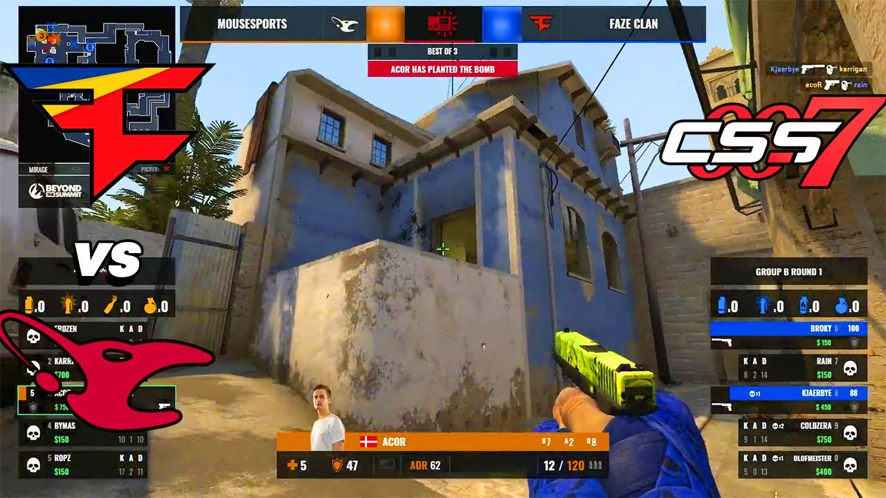 FaZe Clan vs Mousesports--别墅杯高光集锦 | CS:GO
