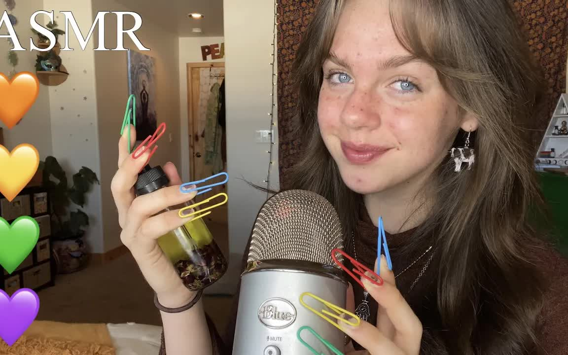 【gracie k】 Tapping with Paper Clip Nails