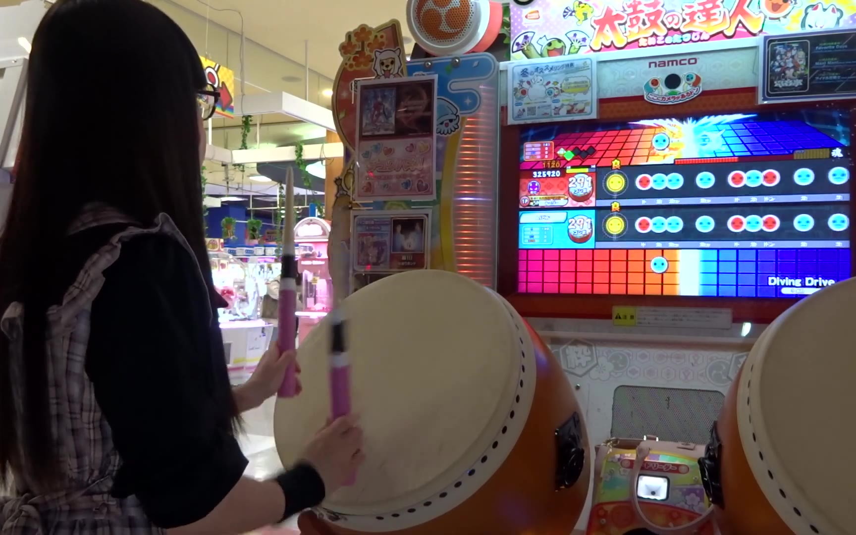 【mikupi】Diving Drive 全良【太鼓の達人 ニジイロver.】