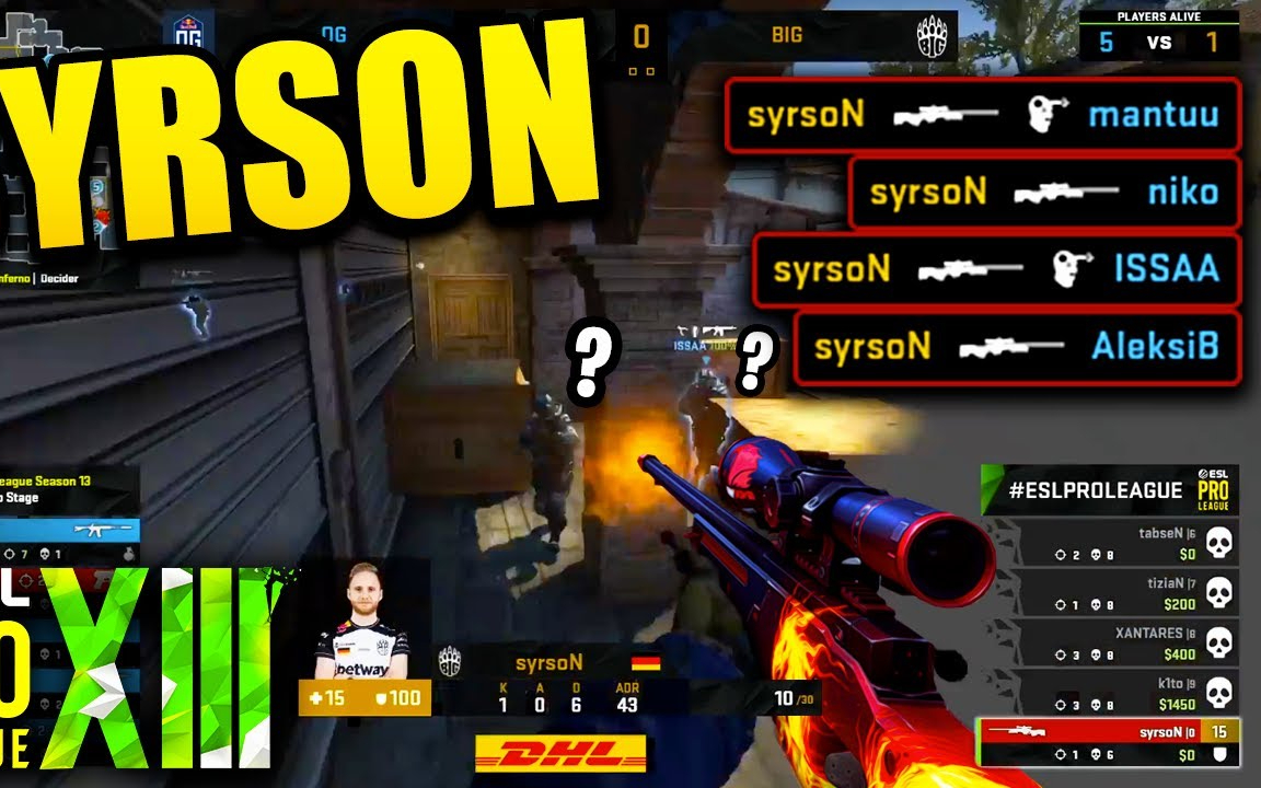 ESL Pro League S13 第一天最佳时刻精彩集锦|CS:GO