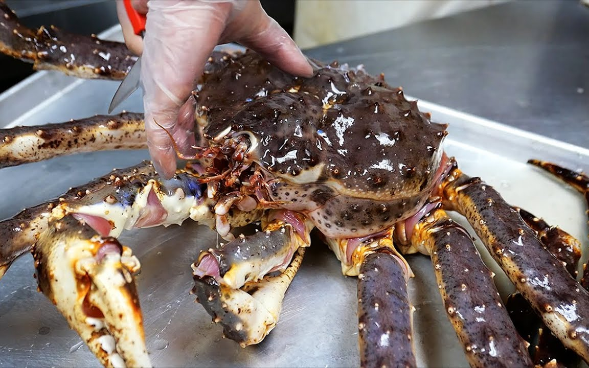 纽约市美食 - 巨大阿拉斯加帝王蟹 炒饭 翠园酒家 布鲁克林 海鲜 美国