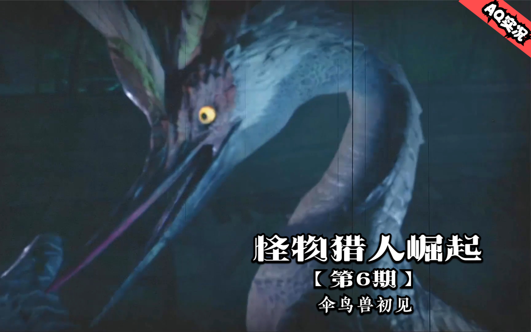 【AQ实况】怪物猎人崛起初见-伞鸟兽