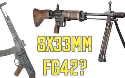 【被遗忘的武器/双语】有趣的假设: 8×33短弹的FG-42, 可行吗?