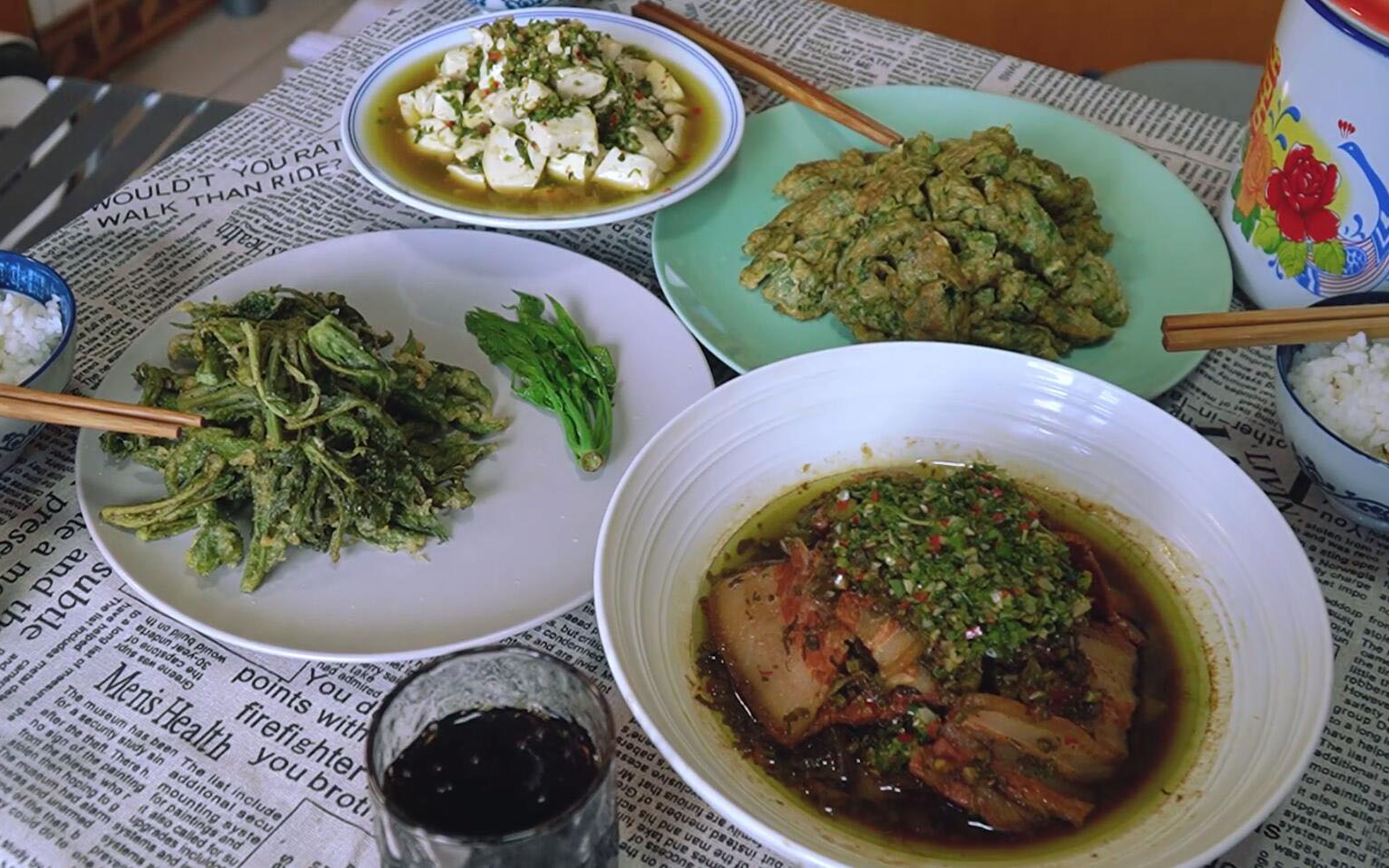 香椿天妇罗?算了,咱还是叫椒盐香椿吧