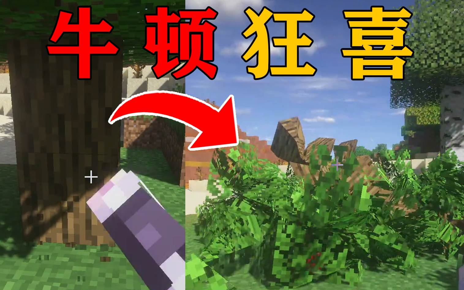 MC牛顿狂喜!加入物理引擎后的我的世界会变成什么样?
