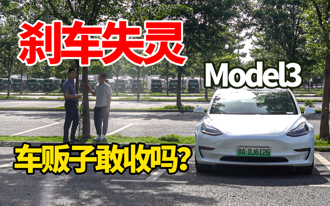 荆州粉丝卖特斯拉model3,车贩子到底敢不敢收?