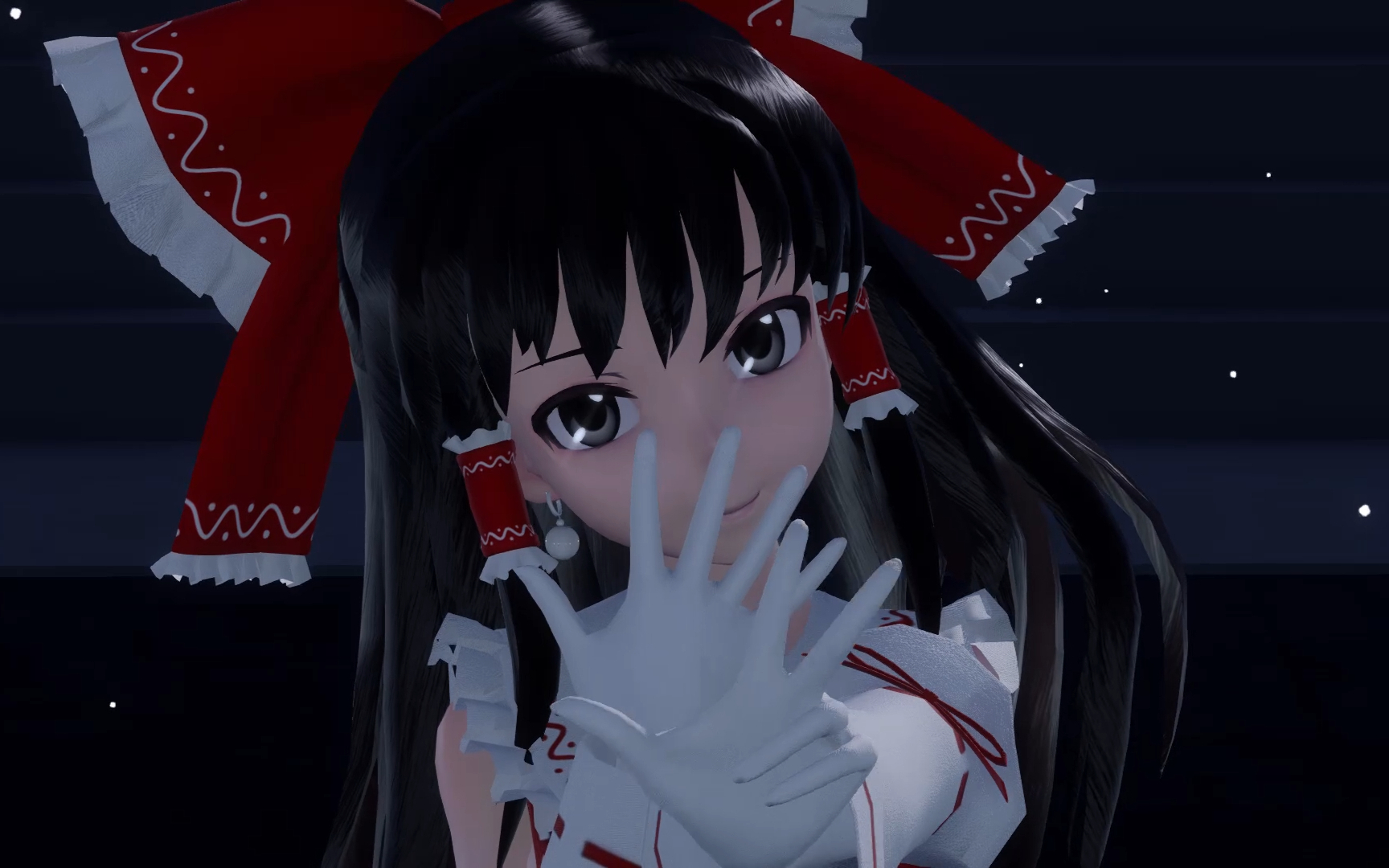 博丽灵梦MMD 今天神社的供奉又花完了! Booo!