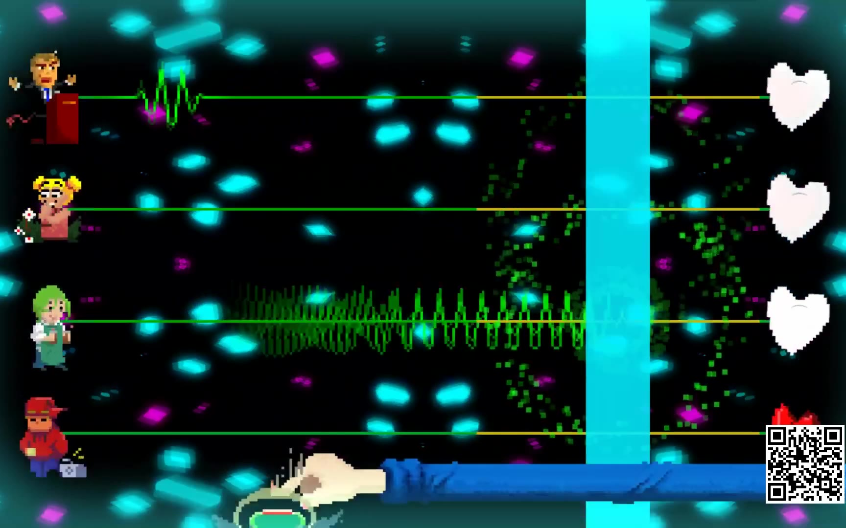 【AC摸鱼日记】节奏医生:一周摸鱼日记(Nyancat hardmix)