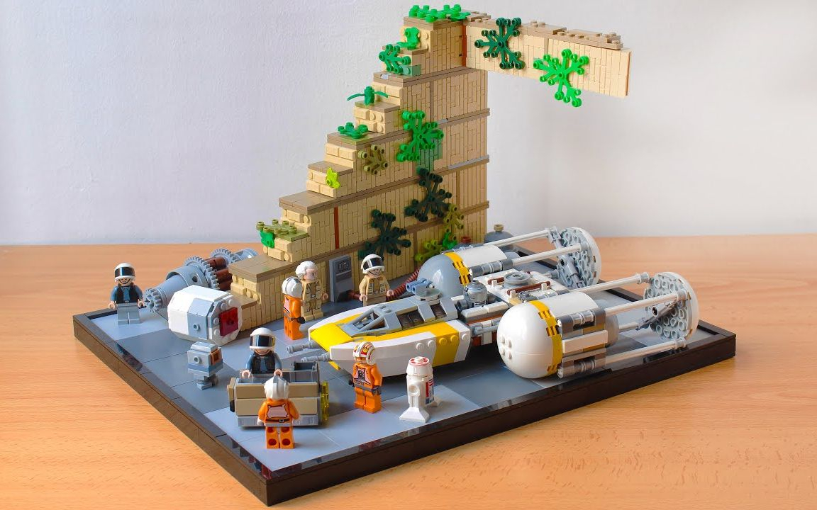 乐高 LEGO MOC作品 Y-WING战机与雅汶战役