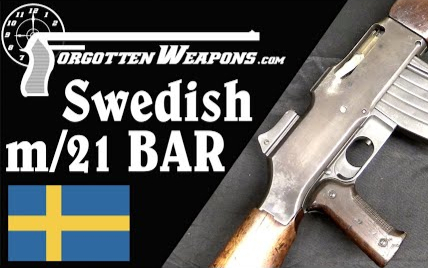 【被遗忘的武器/双语】瑞典的m/21 BAR - 使用6.5×55mm弹药