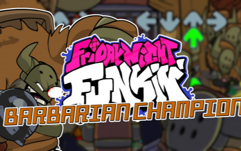 梦幻“联动“FNF模组Castle Crashers Boss Rush - Barbarian