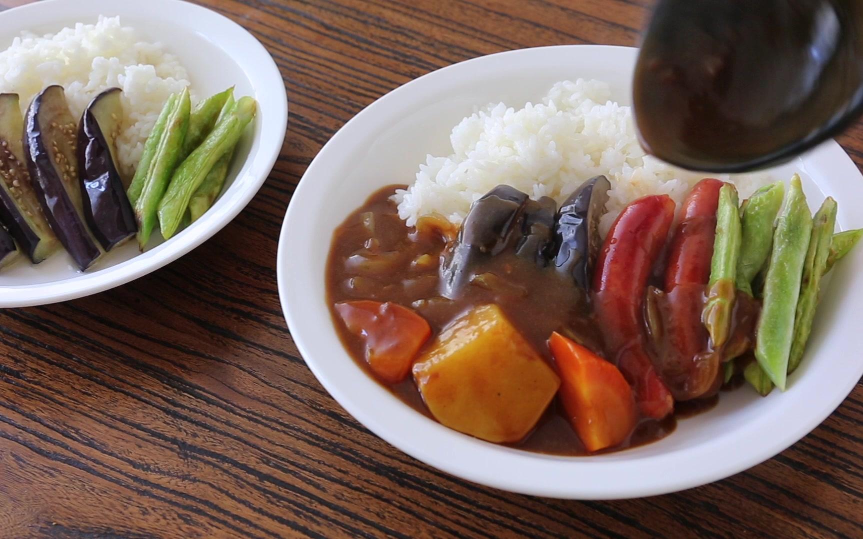 食记录 - 日式蔬菜咖喱饭
