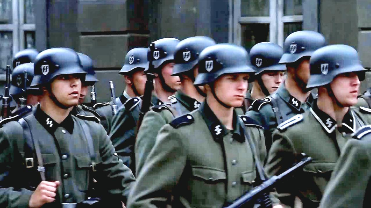 二战片: 德军唱着军歌开进隔离区, 犹太人激烈抵抗让人始料不及