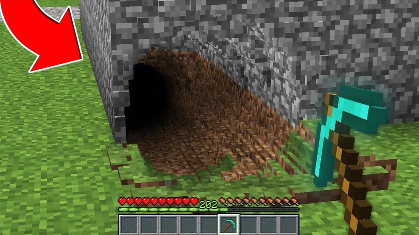 假如MC是科学的! 隧道也这么真实? 我的世界Minecraft