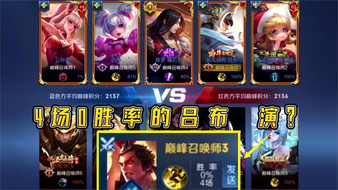 是什么原因让夕阳放弃打野, 拿出4场0胜率的吕布