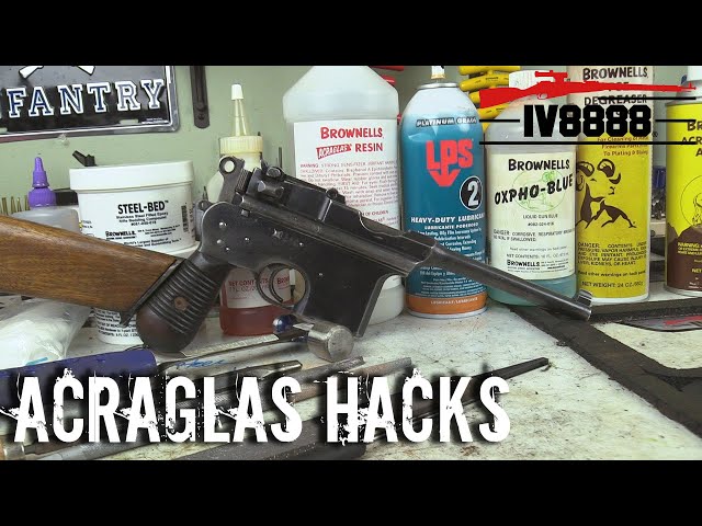 brownells acraglas hacks & broomhandle repair